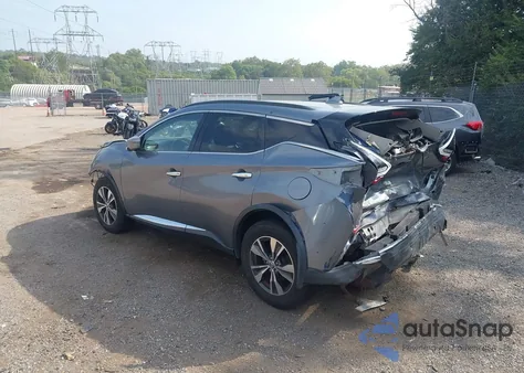 2019 Nissan Murano Sv z USA, uszkodzony, nr VIN 5N1AZ2MJ8KN161738